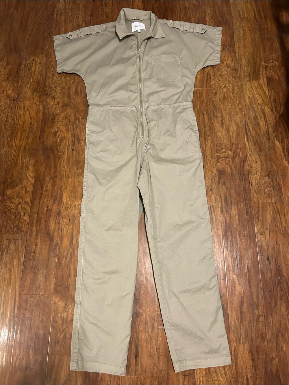 PISTOLA Romper Size Small Olive Green Beige Festival Summer - Picture 2 of 9